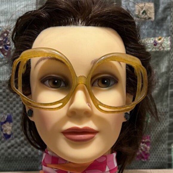 1970s Christian Dior 2026 80 Eye Glass Demo- Frames  (No lenses) Made in Germany - Picture 1 of 16